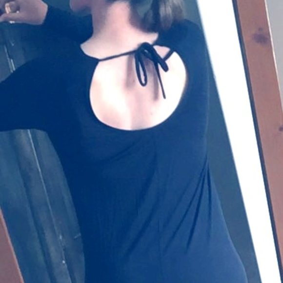 Aritzia Black Long Sleeved Dress M - Picture 1 of 3